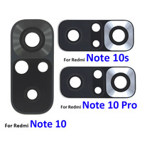 2 sztuk/partia, tylny obiektyw szklany obiektyw dla Xiaomi Redmi uwaga 10/uwaga 10s/uwaga 10 Pro z naklejki samoprzylepne 2